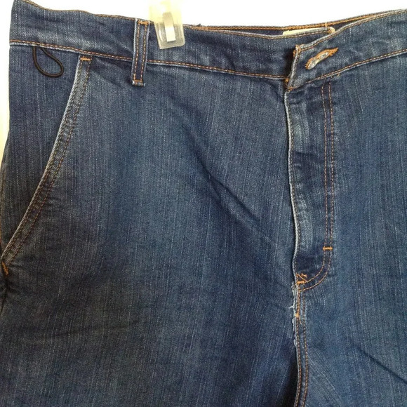 Red Head Men's Blue Denim Cargo Shorts Pockets Waist 40" Hiking Walking - Picture 2 of 7